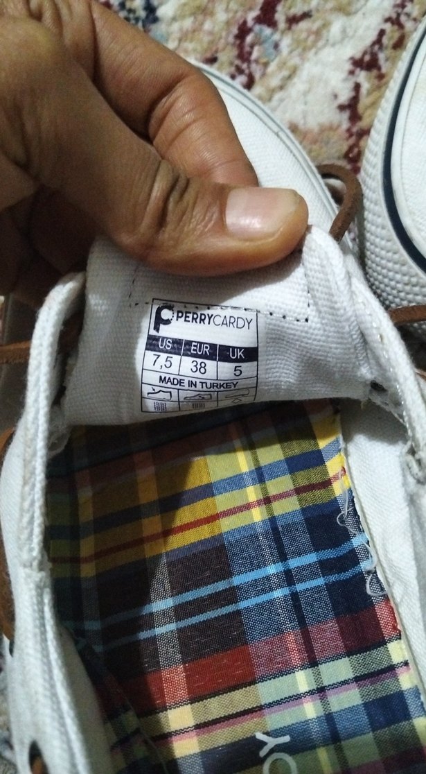 Beyaz Erkek Günlük Ayakkabı Bağcıkları - Görsel 3