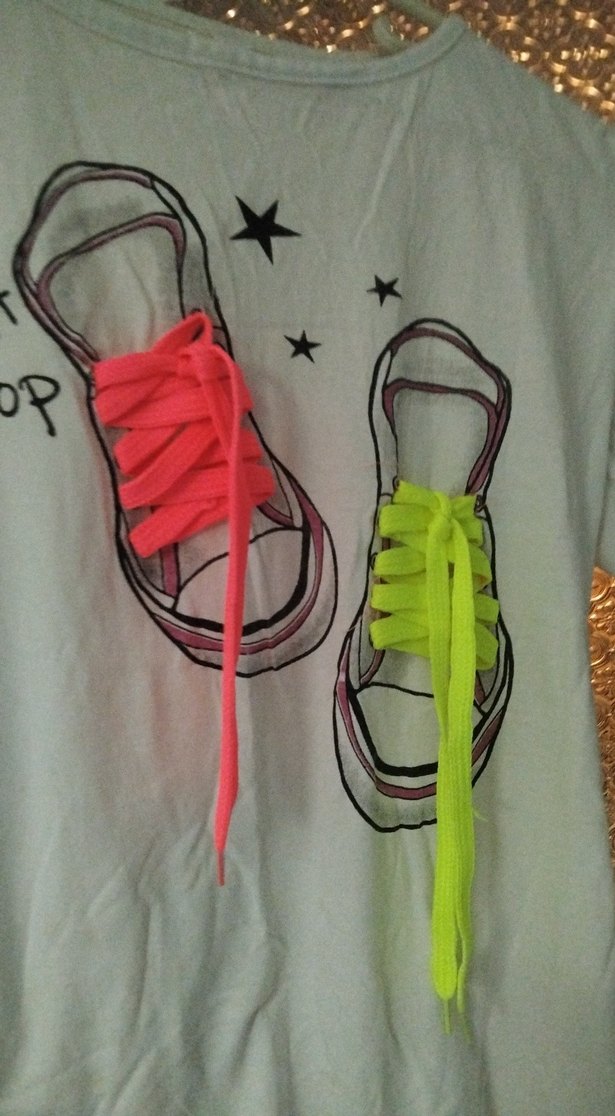 Renkli Baskılı  Mini Tişört - Görsel 4