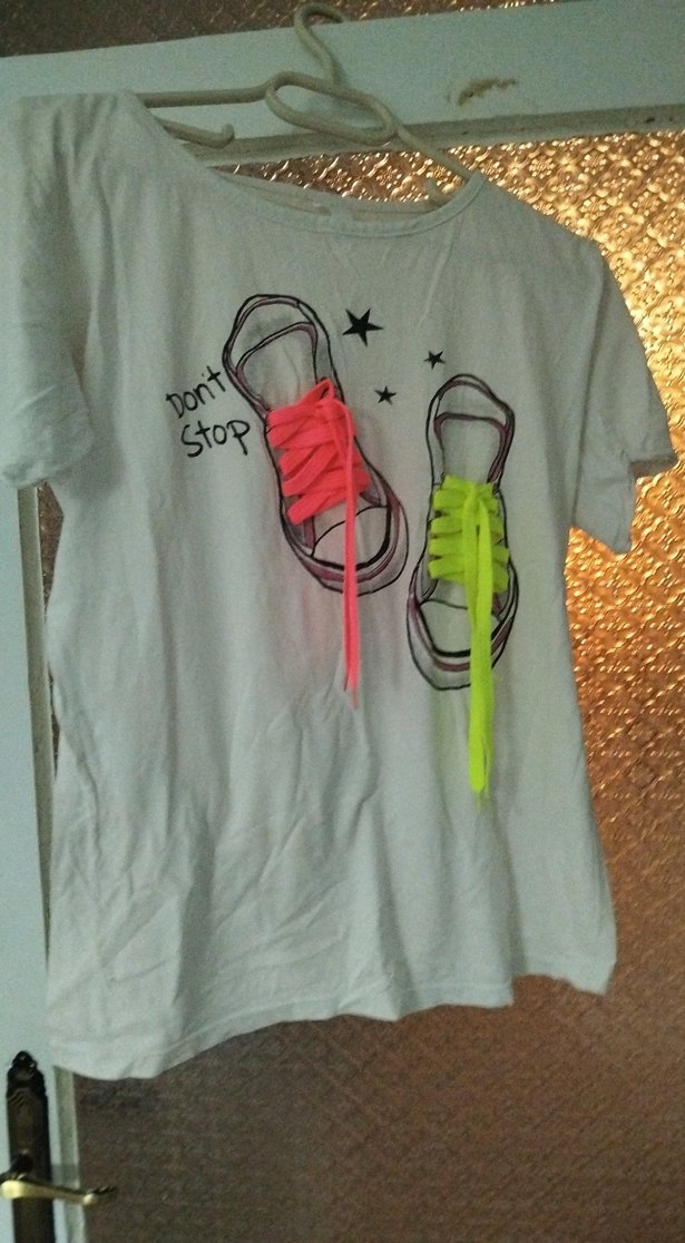 Renkli Baskılı  Mini Tişört - Görsel 3