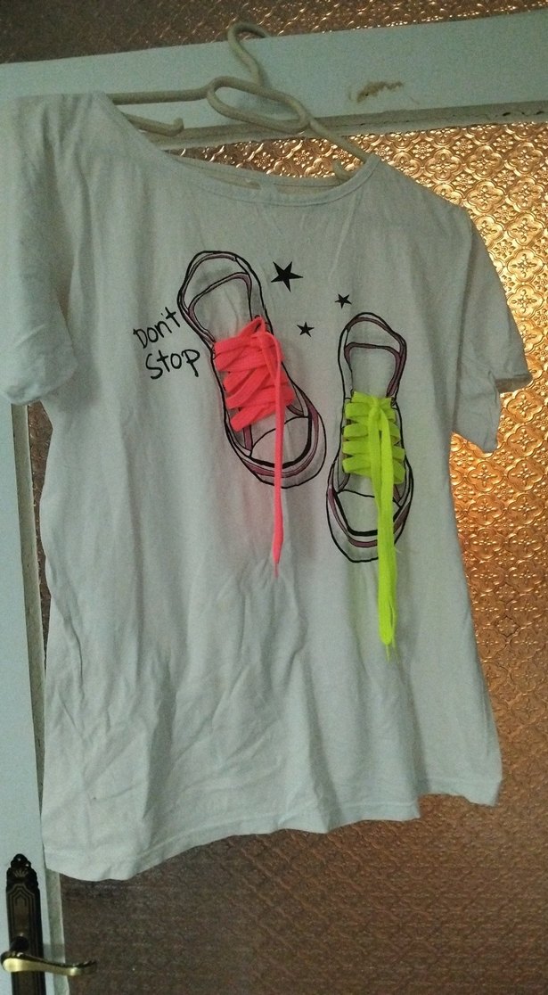 Renkli Baskılı  Mini Tişört - Görsel 2