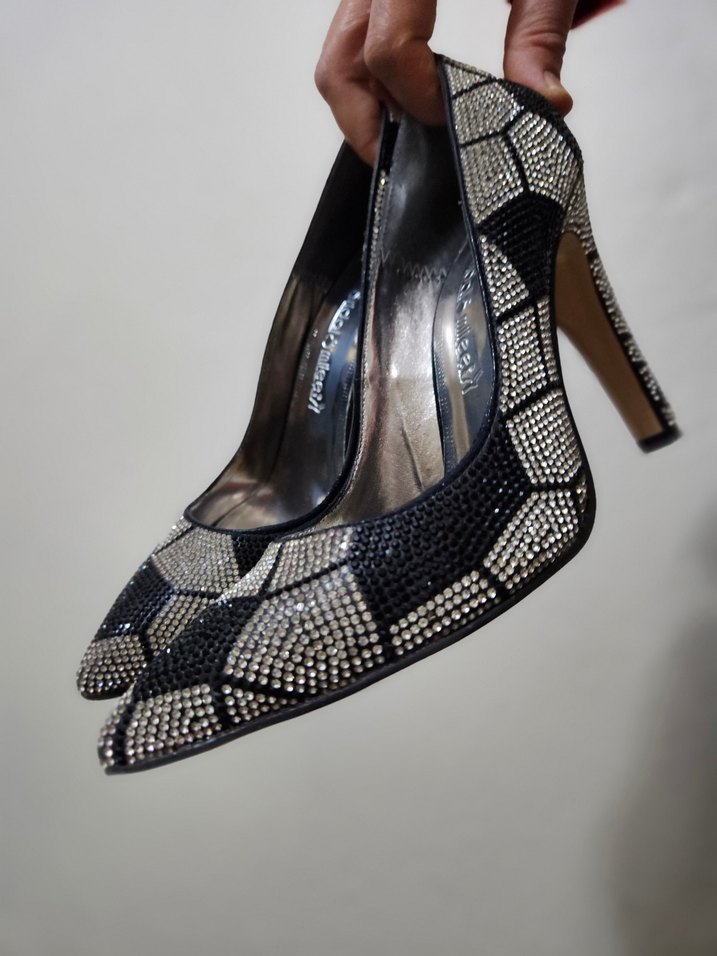 Abiye şık topuklu ayakkabı - Görsel 2