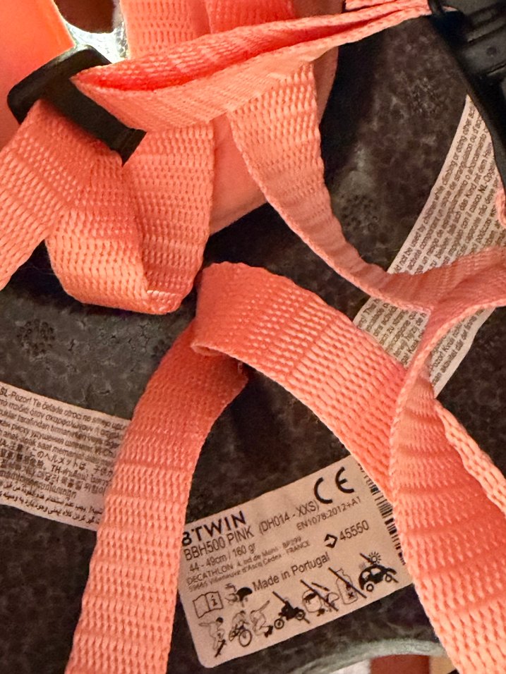 Decathlon Pembe Çocuk Kaskı xxs (44-49cm) - Görsel 3