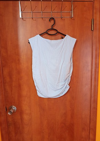 Keten Hamile Kolsuz Bluz - Görsel 2