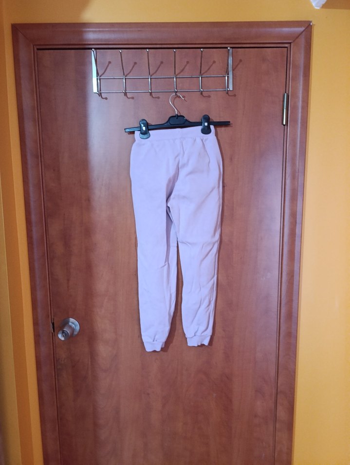 Beyaz Midi Kız Rahat Kesim Eşofman Altı - Görsel 2