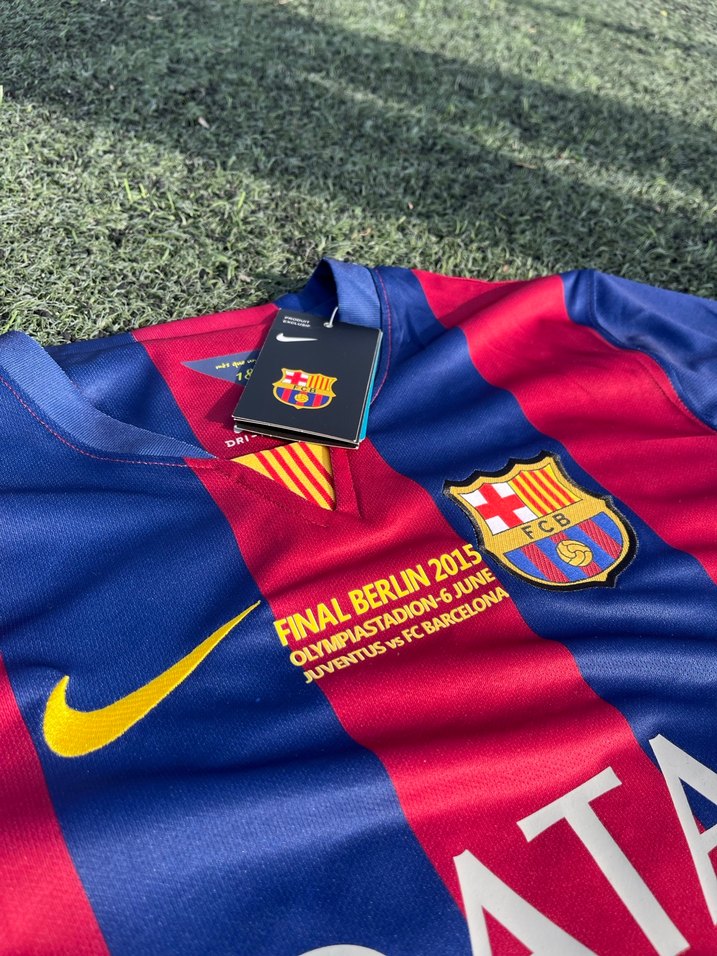 Barcelona ŞL Final Maç Forması L Beden - Görsel 2