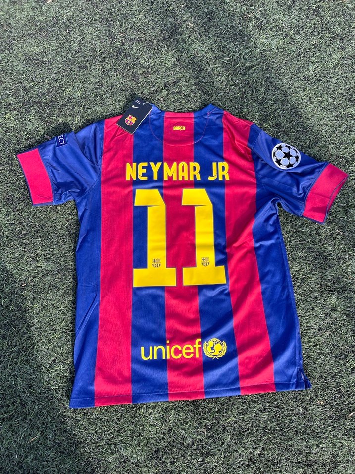 Barcelona ŞL Final Maç Forması L Beden - Görsel 5