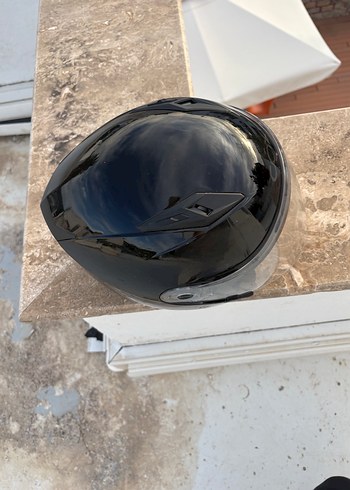 Siyah Kemerli Biker Motosiklet Kaskı - Görsel 3