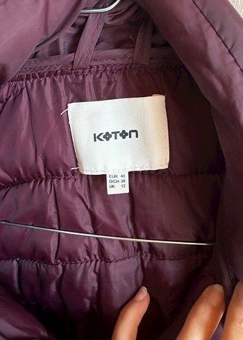 Bordo Kadın Kışlık Mont - Görsel 3