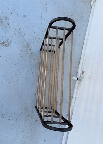 Bej ve Gri Dolap Düzenleyici Raf - Görsel 5