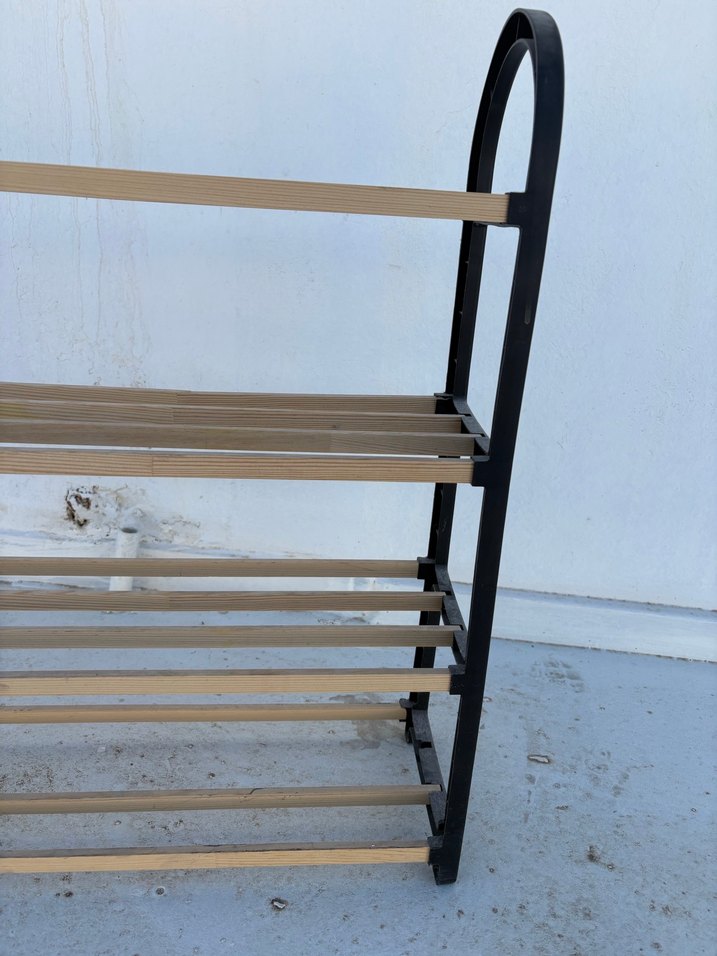 Bej ve Gri Dolap Düzenleyici Raf - Görsel 4