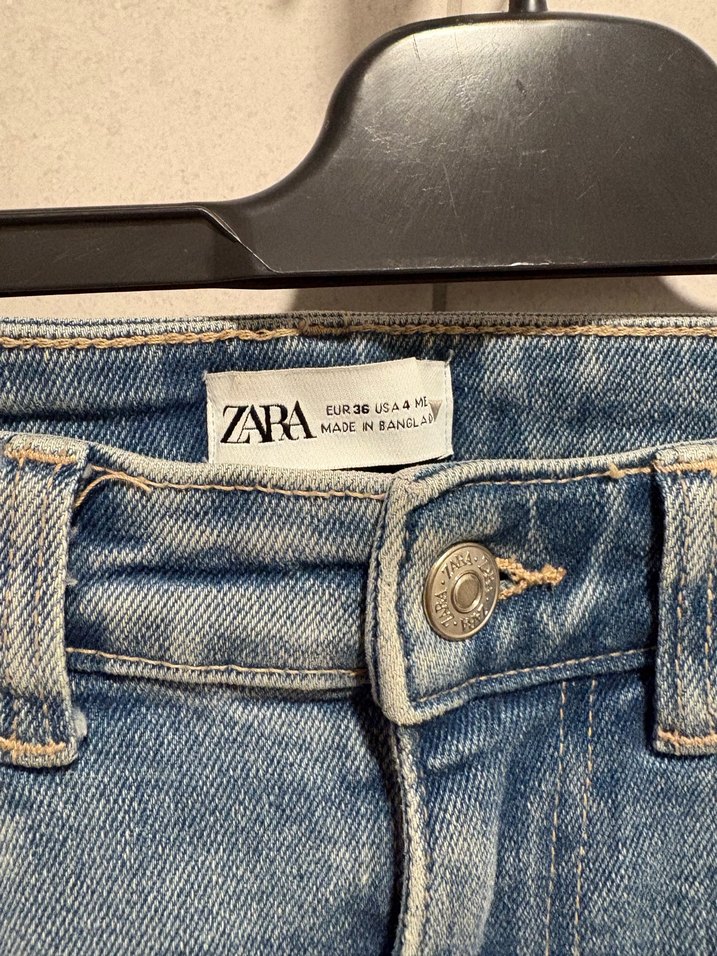 Kadın Mavi Dar Kesim Kot Pantolon - Görsel 3