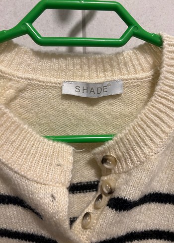 Çizgili Uzun Kollu Kadın Kazak - Görsel 2