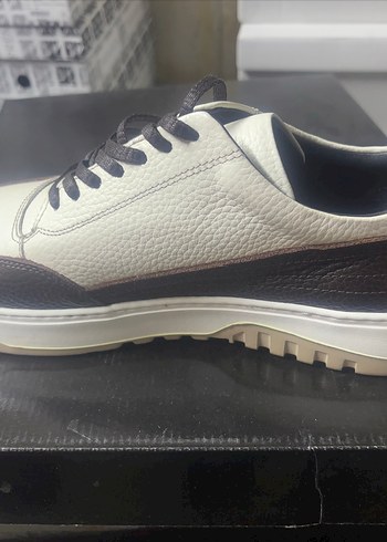 Beyaz Gri Bağcıklı Erkek Spor Ayakkabı - Görsel 7