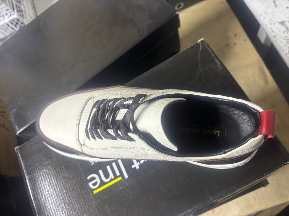 Beyaz Gri Bağcıklı Erkek Spor Ayakkabı - Görsel 3