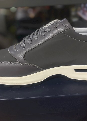 Gri BOSS Bağcıklı Erkek Spor Ayakkabı - Görsel 2