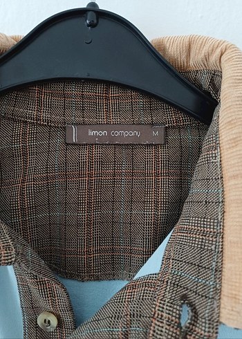 Erkek Uzun Kollu Polo Tişört Mavi-Kahverengi - Görsel 3