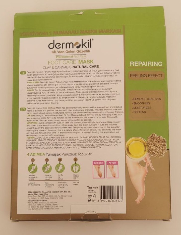 Dermokil Ayak Maskesi Yoğun Bakım - Görsel 4