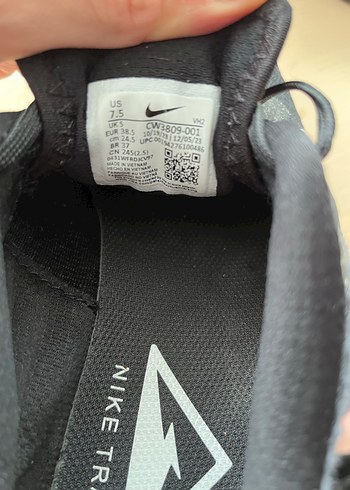 Nike Siyah Bağcıklı  Spor Ayakkabı - Görsel 3