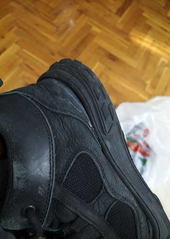 Siyah Erkek bot Ayakkabı Bağcığıkli - Görsel 4