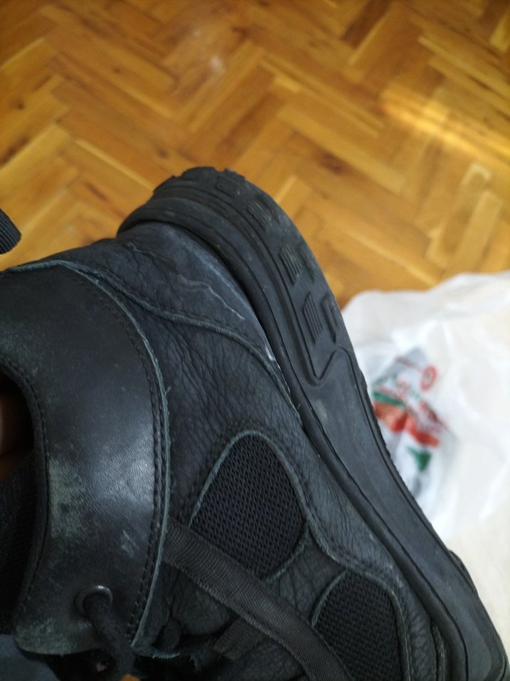 Siyah Erkek bot Ayakkabı Bağcığıkli - Görsel 4