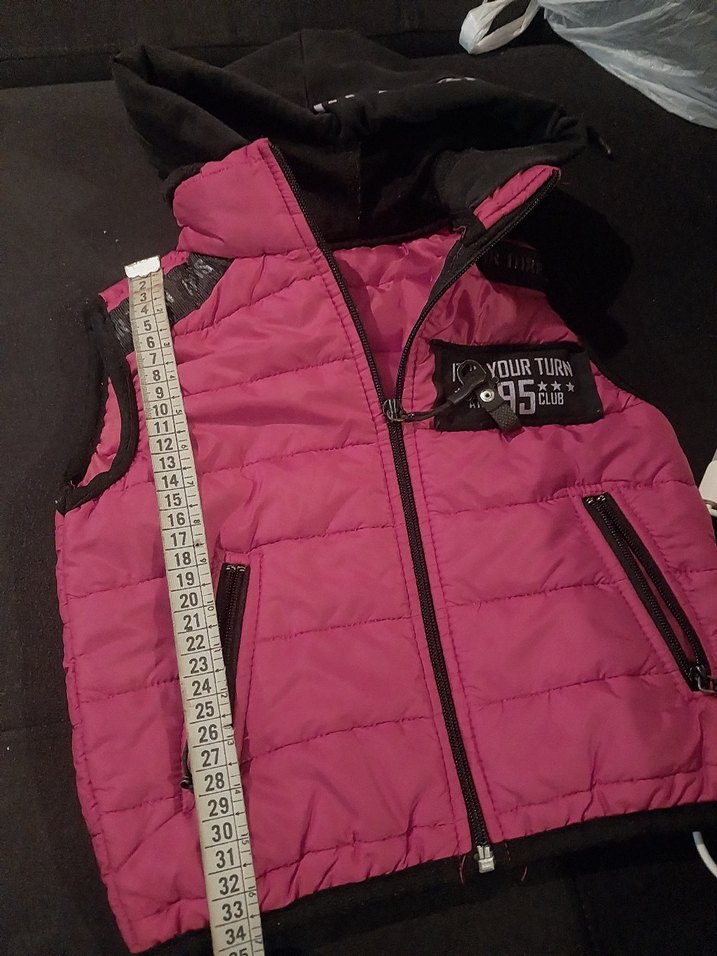 Fermuarlı Pembe Erkek  çocuk Yelek - Görsel 2