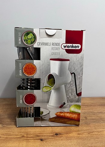 Wenken Dönerli Rende Beyaz-Gri - Görsel 2