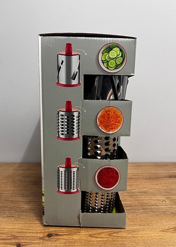 Wenken Dönerli Rende Beyaz-Gri - Görsel 3