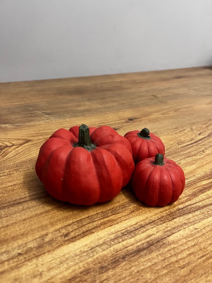 Turuncu Balkabağı Şeklinde obje - Görsel 2