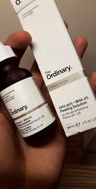 The ordinary aha bha peeling