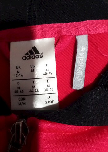 Adİdas Kapüşonlu Pembe Kadın Spor Ceket - Görsel 7