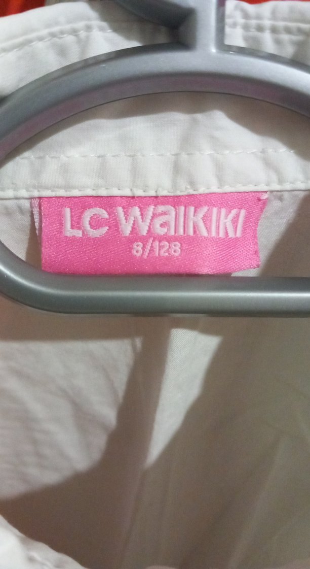 Renkli Nakışlı Beyaz Kız Gömleği - Görsel 4