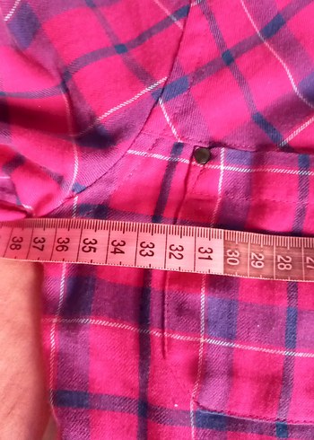 Pembe Düğmeli Uzun Kollu Kız Çocuk Gömlek - Görsel 6