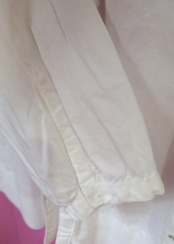 KANZ Beyaz Nakışlı Uzun Kollu Kız Gömlek - Görsel 4