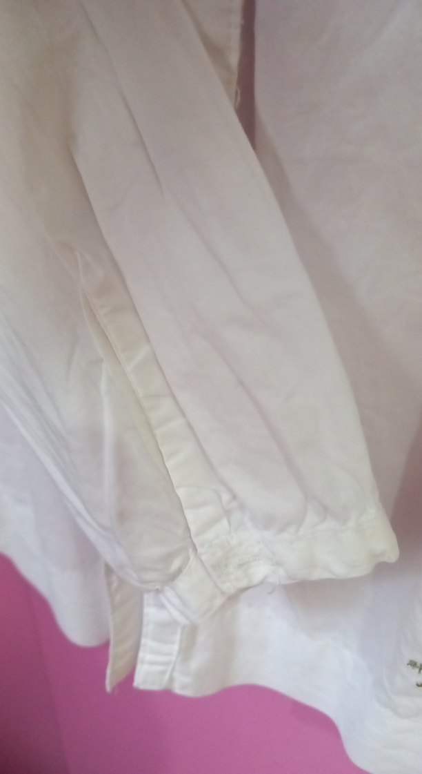 KANZ Beyaz Nakışlı Uzun Kollu Kız Gömlek - Görsel 4