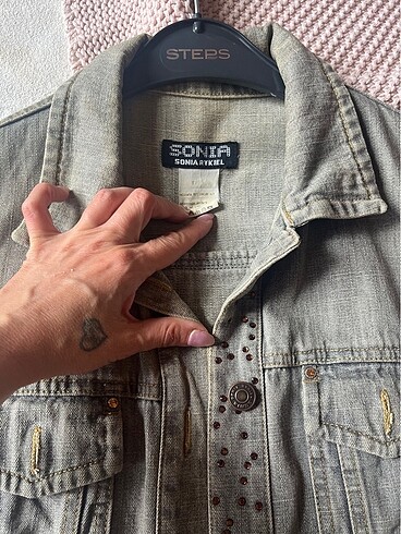 38 Beden gri Renk beymen sonia rykiel kot ceket m/l