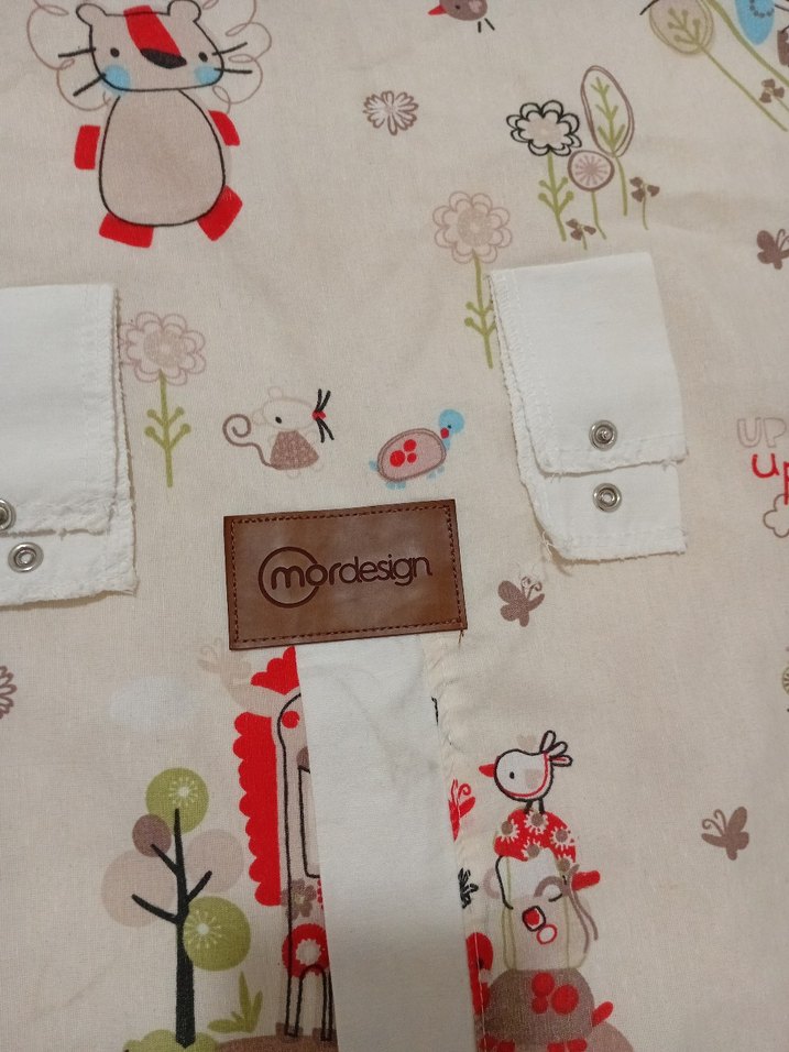 Baskılı bebek puset örtüsü - Görsel 5