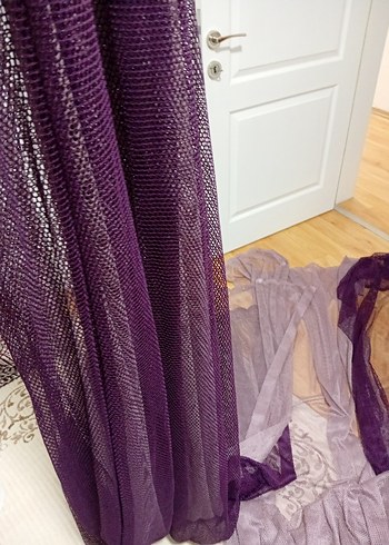 Mor Modern fon perde - Görsel 8