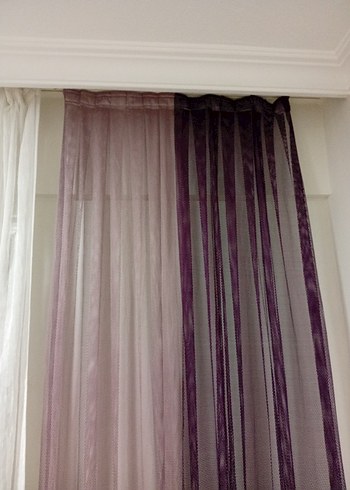 Mor Modern fon perde - Görsel 6