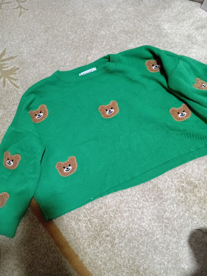 Kürk Detaylı Kahverengi cocuk Yelek - Görsel 3