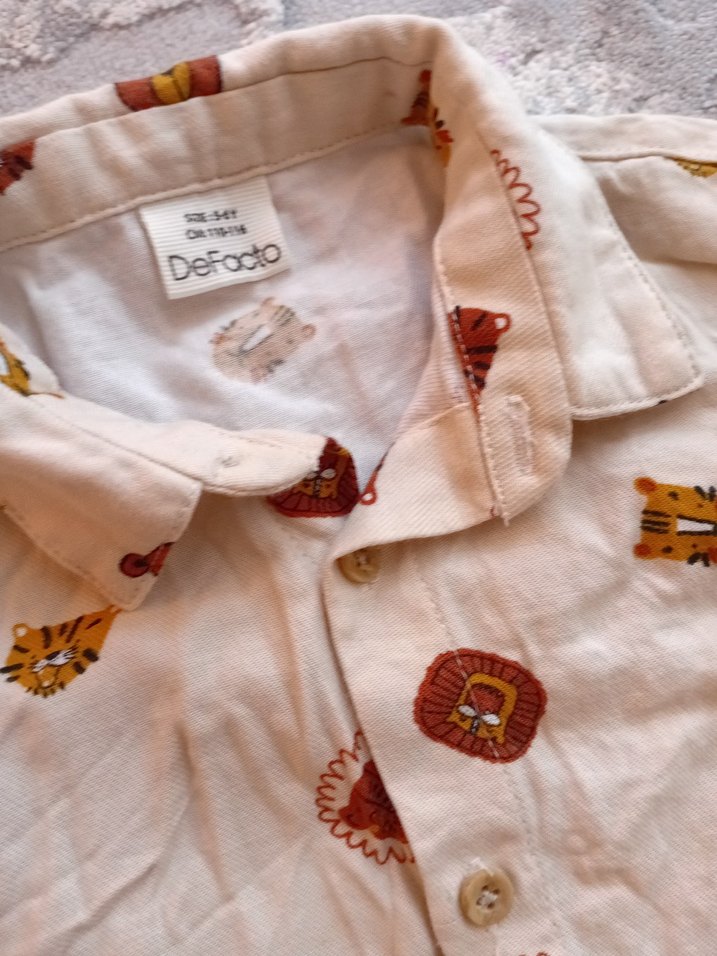 Uzun Kollu Düğmeli Erkek cocuk - Görsel 4