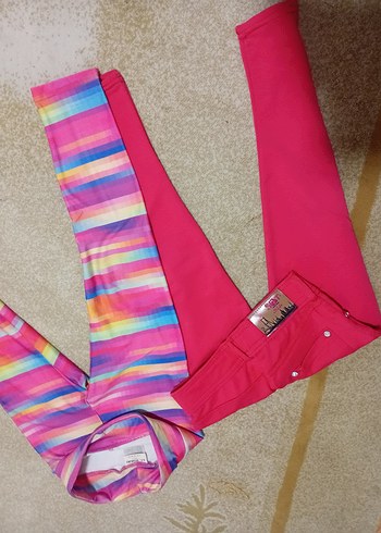 Nakışlı Düğmeli Kız Kot Etek - Görsel 8