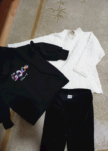 toplu kiz çocuk kıyafet 7 parça - Görsel 2