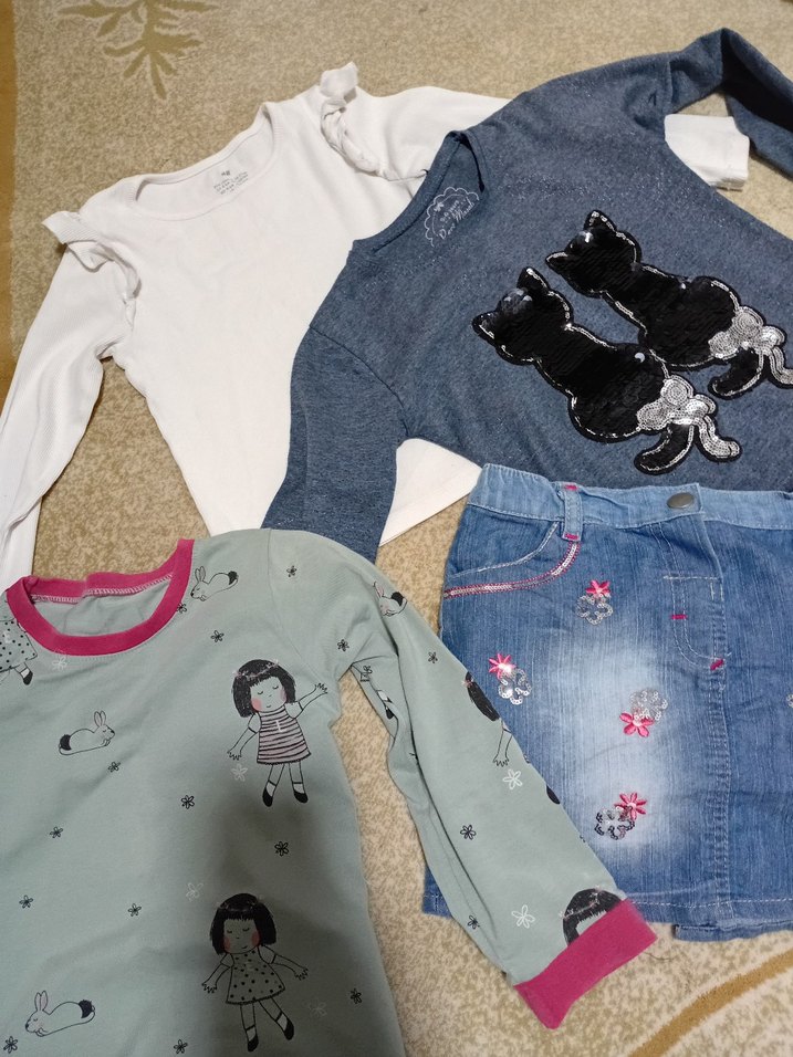 toplu kiz çocuk kıyafet 7 parça - Görsel 3