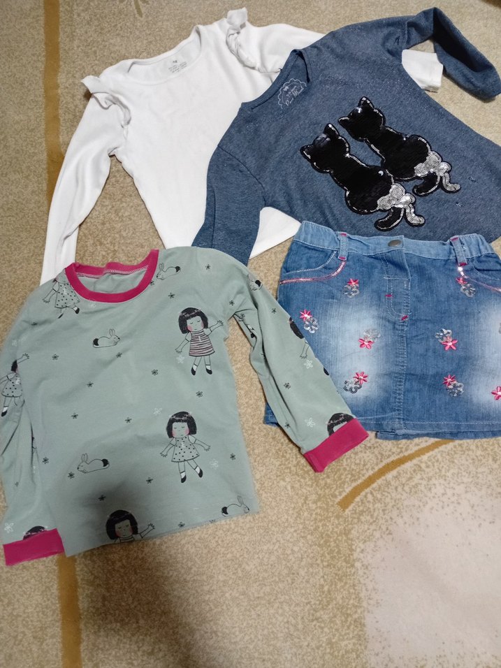 toplu kiz çocuk kıyafet 7 parça - Görsel 4