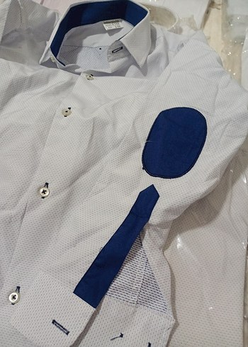 Erkek çocuk gömlek kol detayli sık - Görsel 3