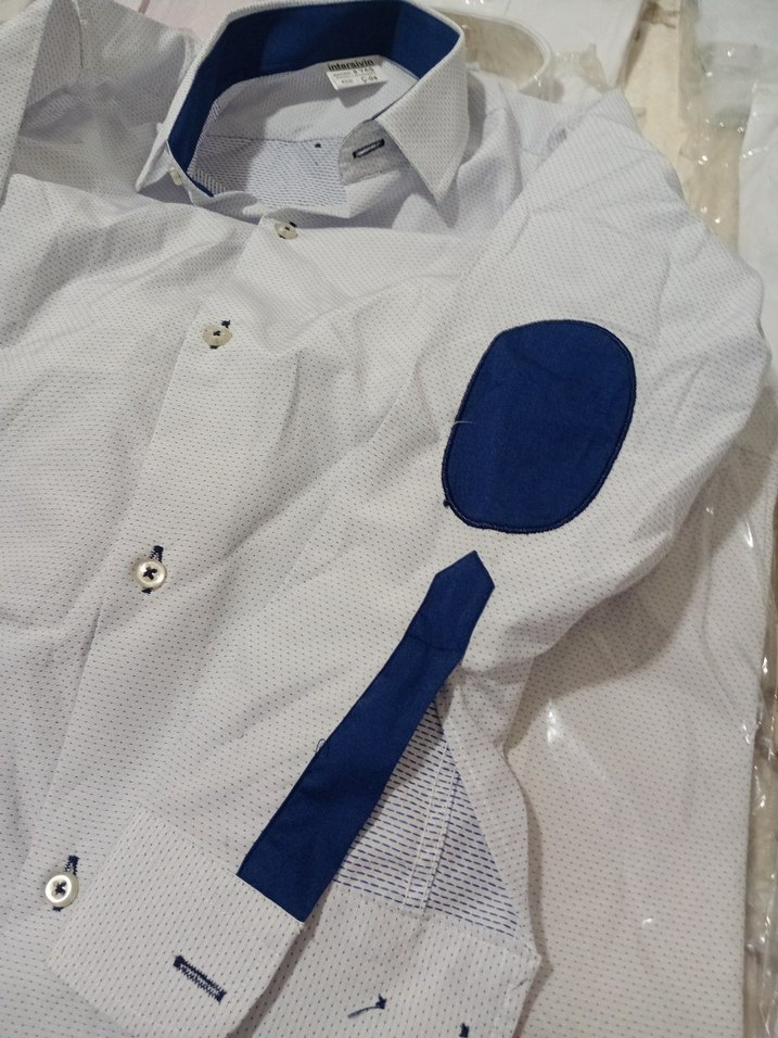 Erkek çocuk gömlek kol detayli sık - Görsel 3