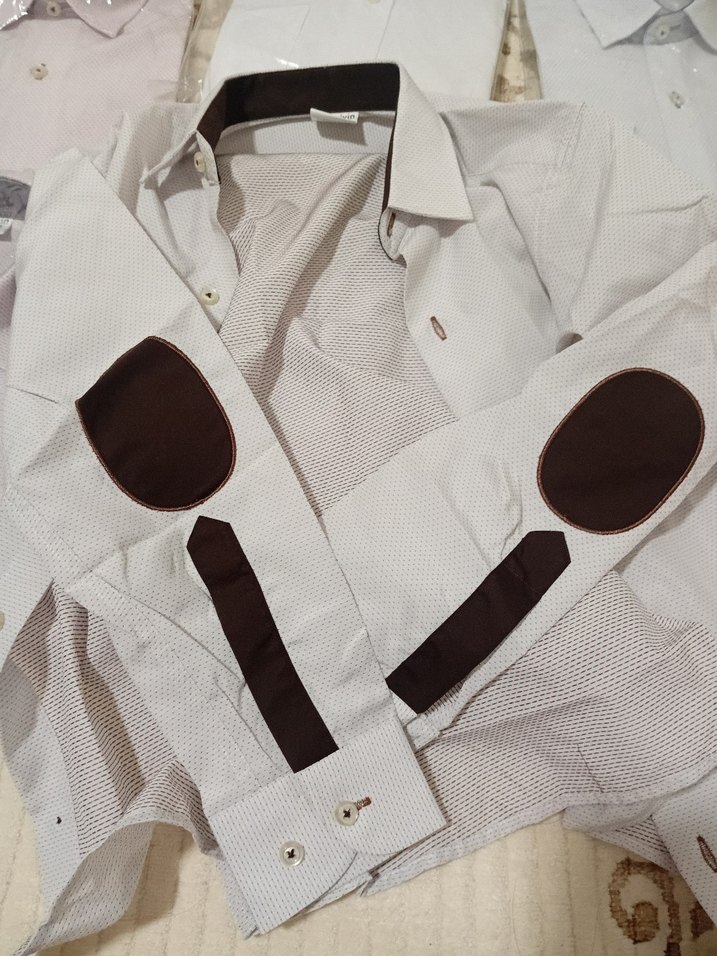 Erkek çocuk gömlek kol detayli sık - Görsel 2