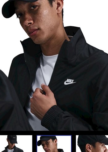 Nike Siyah Eşofman Takımı Paraşüt Kumaş - Görsel 6