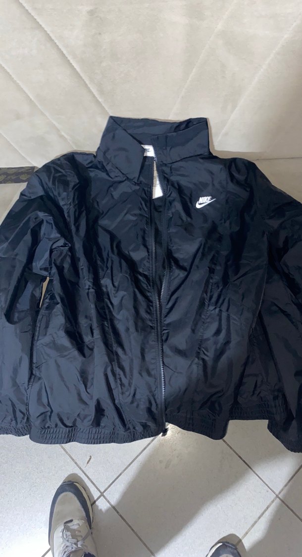 Nike Siyah Eşofman Takımı Paraşüt Kumaş - Görsel 2