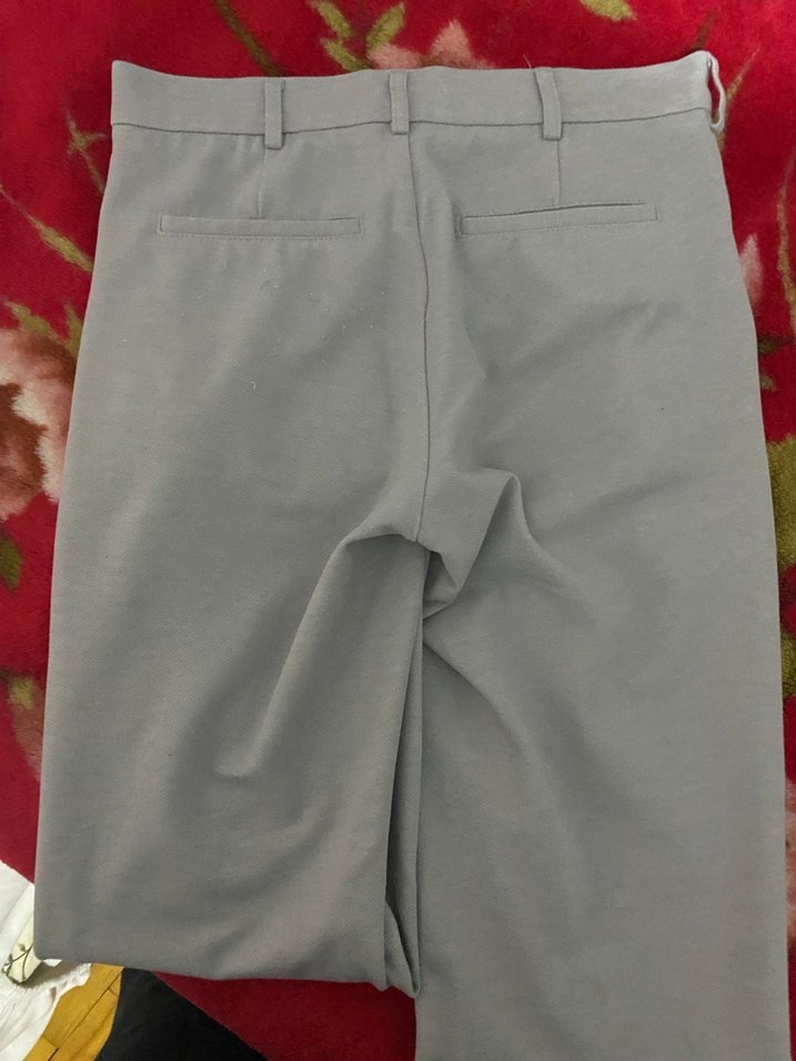 Gri Rahat Kesim Erkek Kumaş Pantolon - Görsel 2